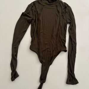 Out form under Long Sleeve Bodysuit